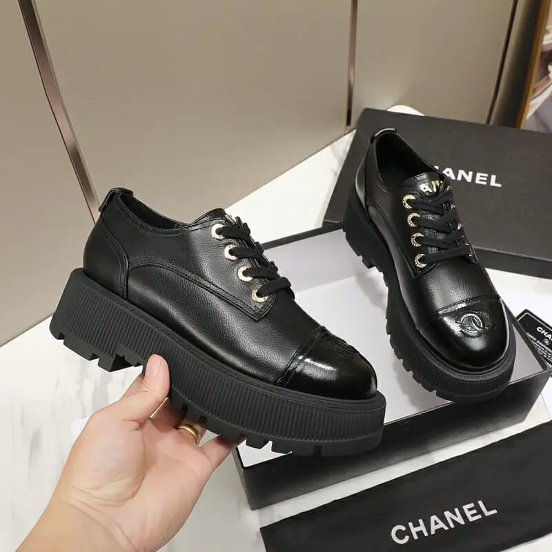 chanel cuir chaussures pour femme s_1266ab64